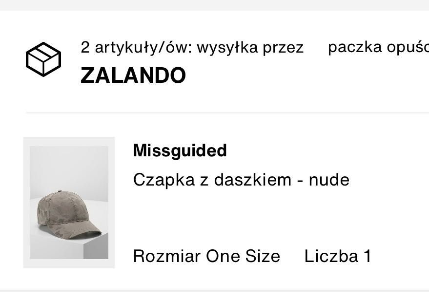 Missguided czapka z daszkiem nude one size khaki