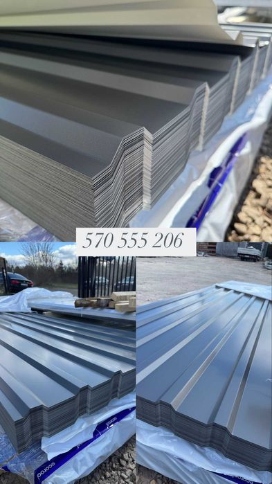 T18 blacha trapezowa na dach ral 9006 0,5 mm - PROMOCJA !