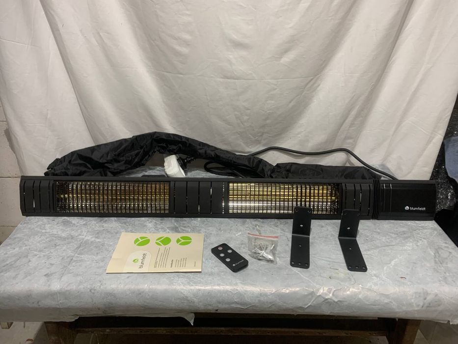 Обігрівач інфрачервоний Klarstein Gold Bar 3000 Вт Чорний (10046347)