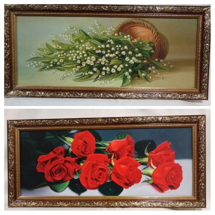 Картина 50х20см. в багетной рамке 3 см.(репродукция).