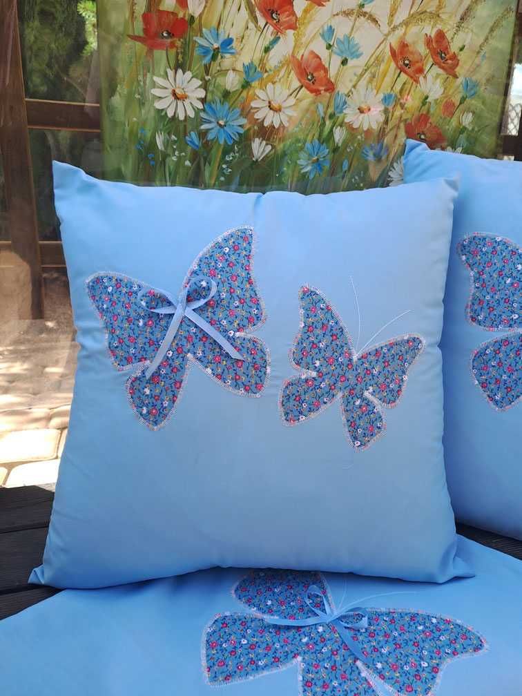 Poszewka shabby chic motyl violaart