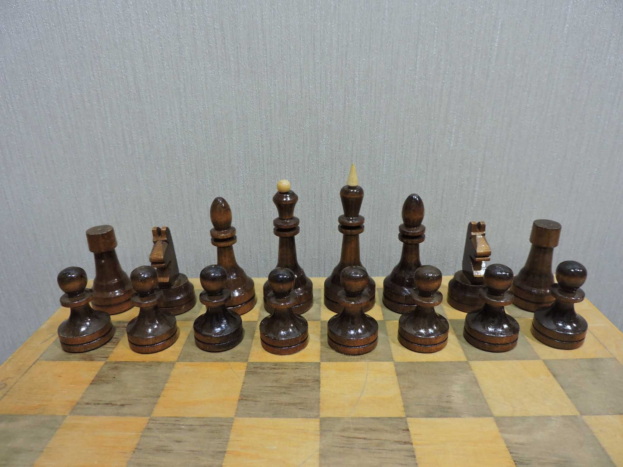 редкие советские ссср деревянные шахматы