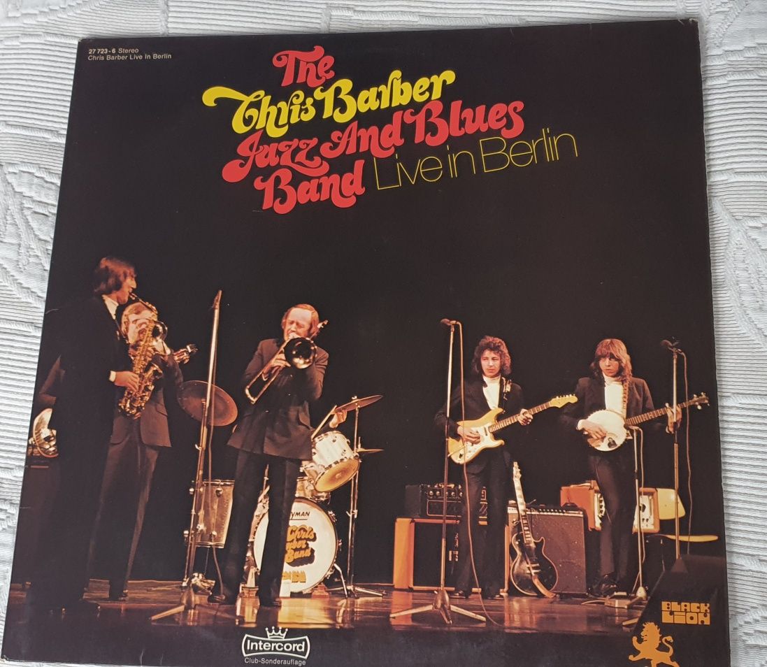The Chris Barber Jazz And Blues Band LIVE IN BERLIK koncert LP MINT-