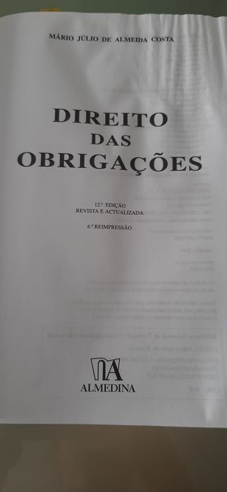 Livro Direito das obrigações