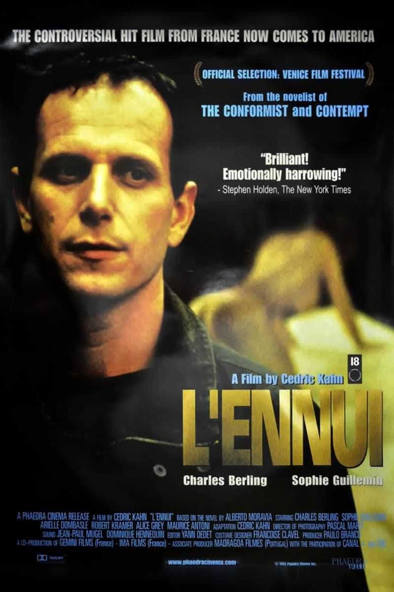 O TÉDIO (de Cédric Kahn c/Charles Berling/Sophie Guillemin)