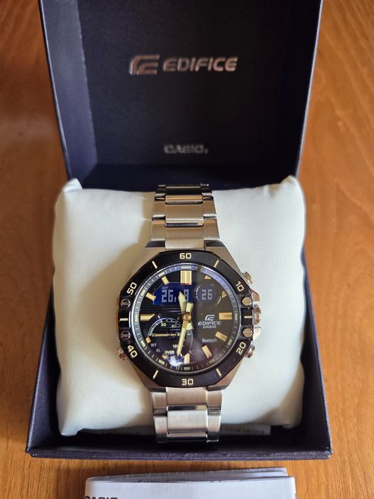 Casio Edifice Novo Modelo ECB-10DB-1A9 factura e garantia