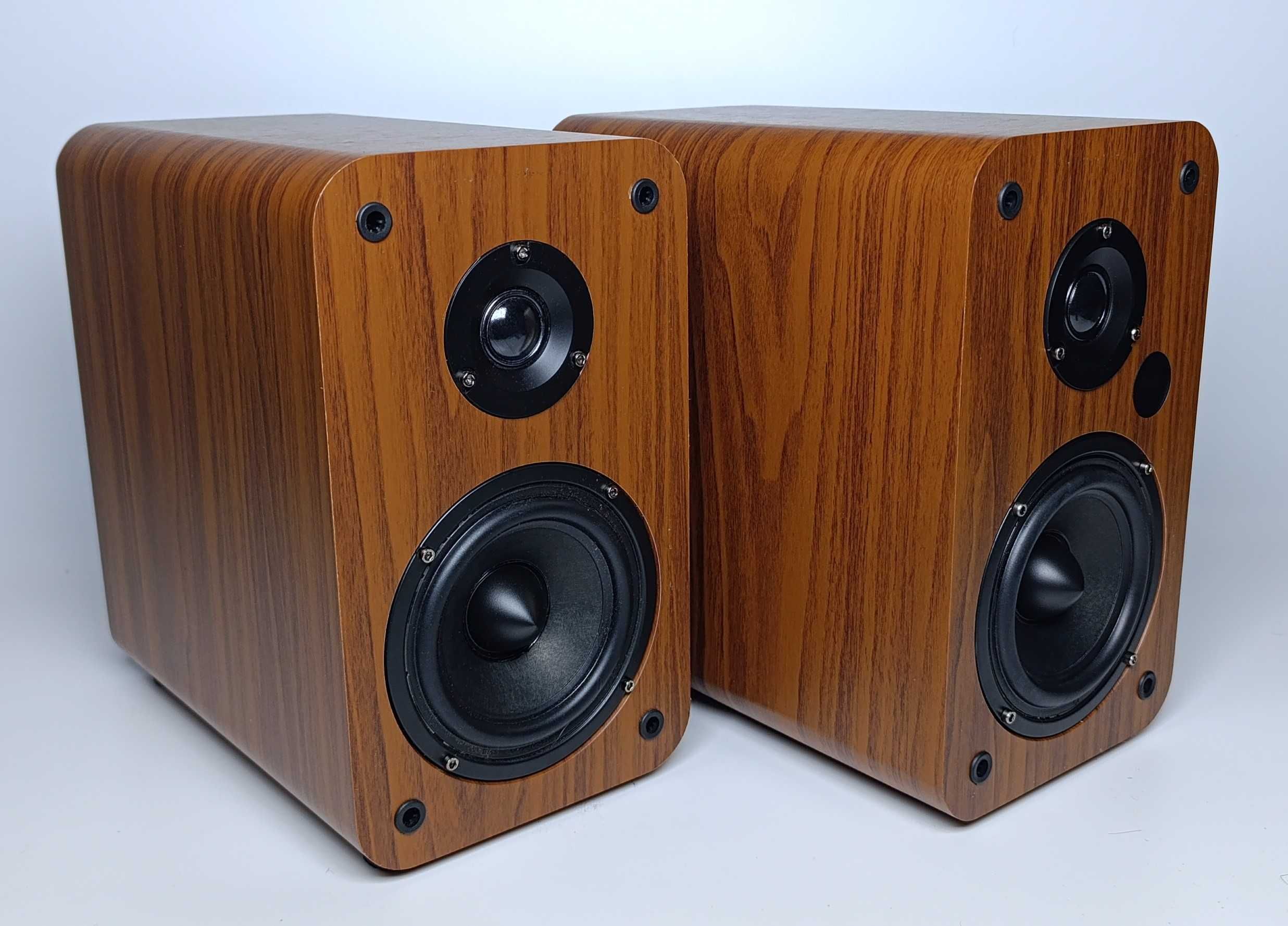 Kolumny aktywne Mozos R100BT V2 46W Bluetooth USB SD kolor orzech