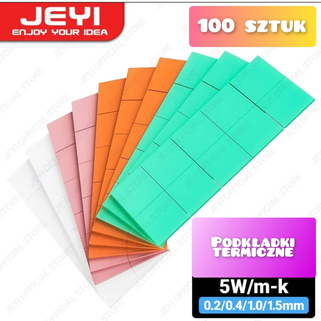 Podkładki termiczne JEYI 100 szt