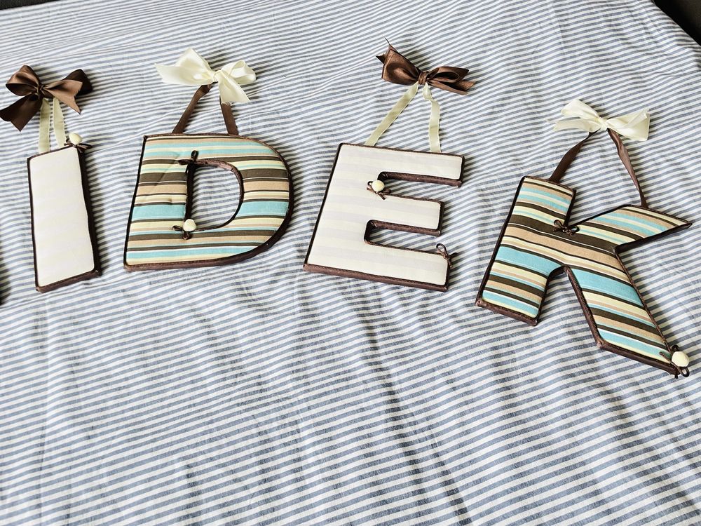 Napis imię literki dla dziecka pokój prezent babyshower DAWID
