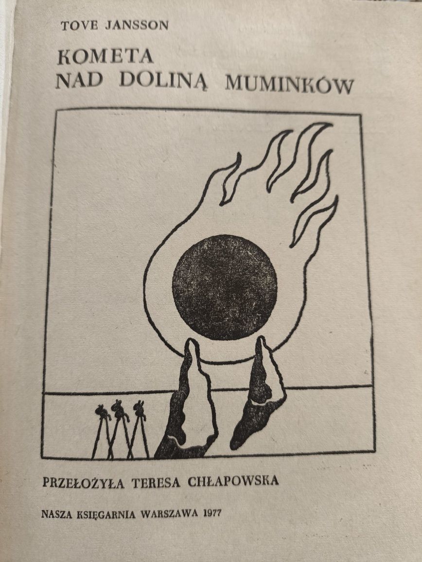 Tove Jansson, Kometa nad doliną Muminków  wydanie pierwsze