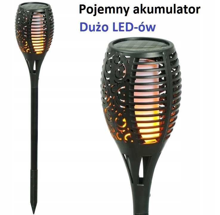 Lampa LED Solarna XXL imitacja PŁOMIENIA, na zewnątrz np. do ogrodu