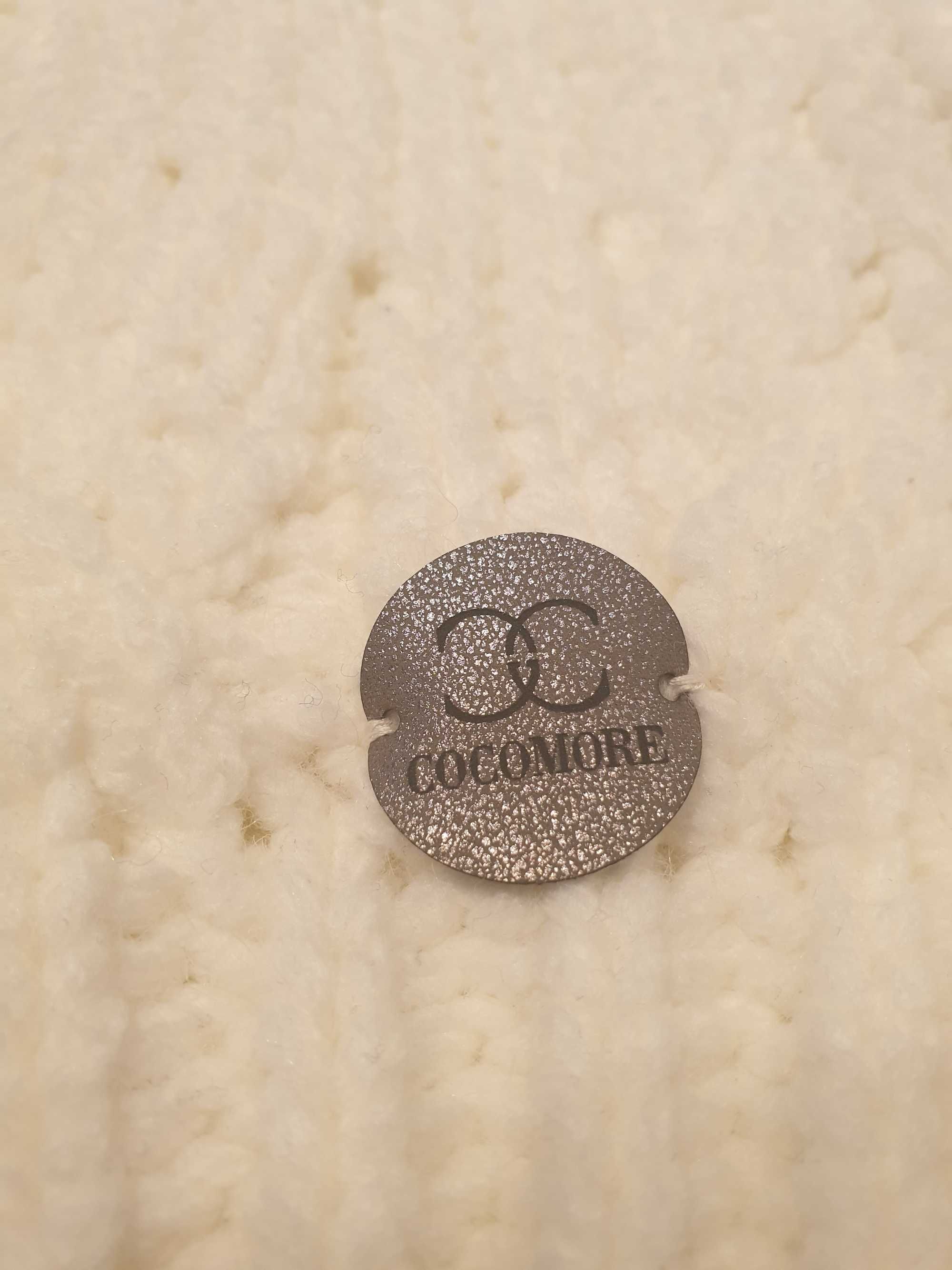 Cocomore r. Uniwersalny śmietanowy śliczny gruby ciepły sweter