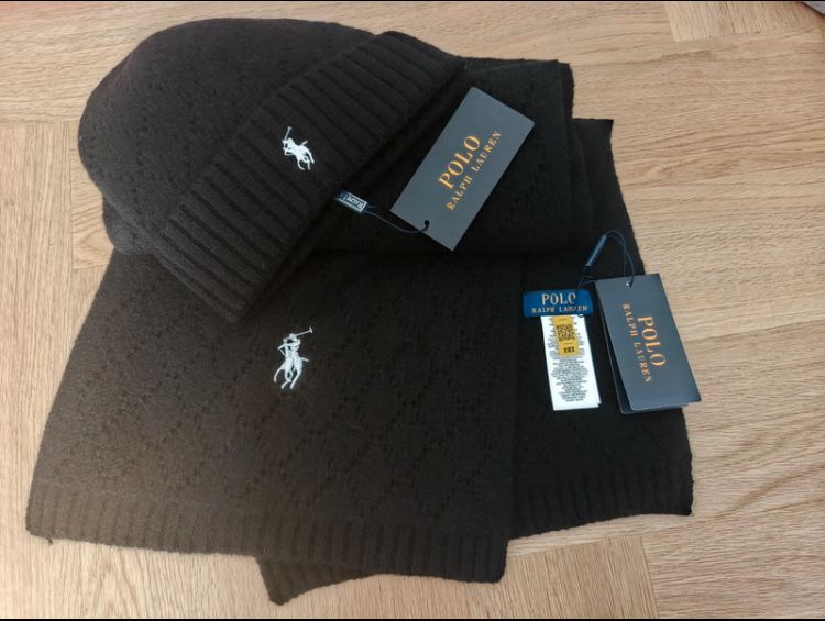Zestaw komplet Polo szalik czapka