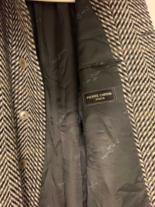 Płaszcz Męski 100% Wełna Dziewicza, Vintage, Pierre Cardin