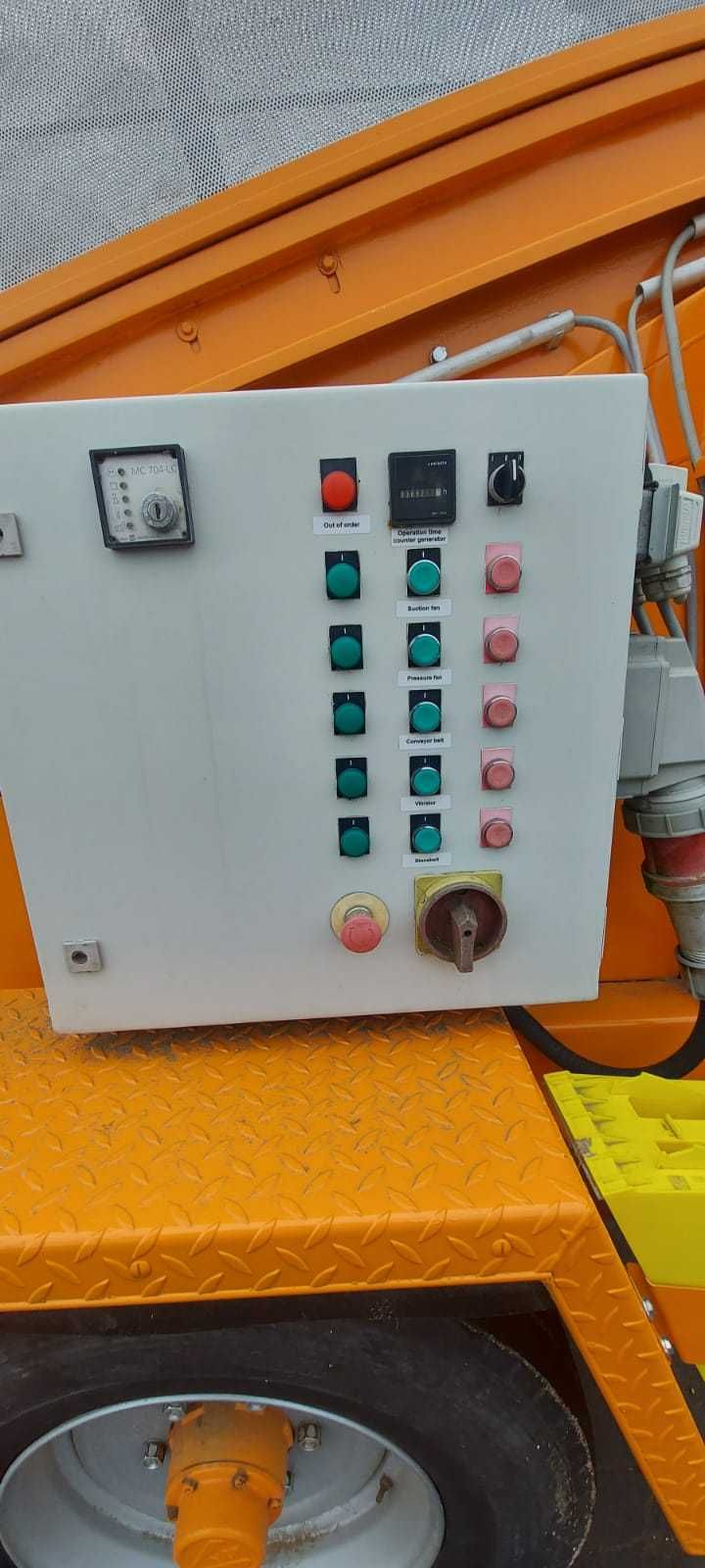 Separator ciśnieniowy KOMPTECH HURRIKAN przesiewacz