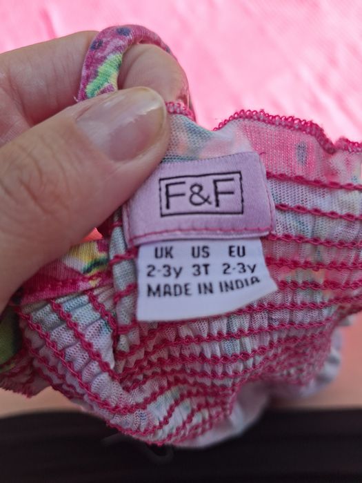 Primark ff kombinezon lato 86 92 dziewczynka niemowlę