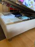 Sommier de casal com colchao da Ikea , impecavel