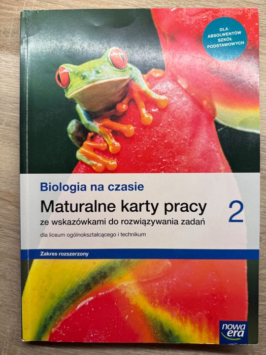 Nowa Era Biologia na czasie Maturalne Karty Pracy 2 zakres rozszerzony