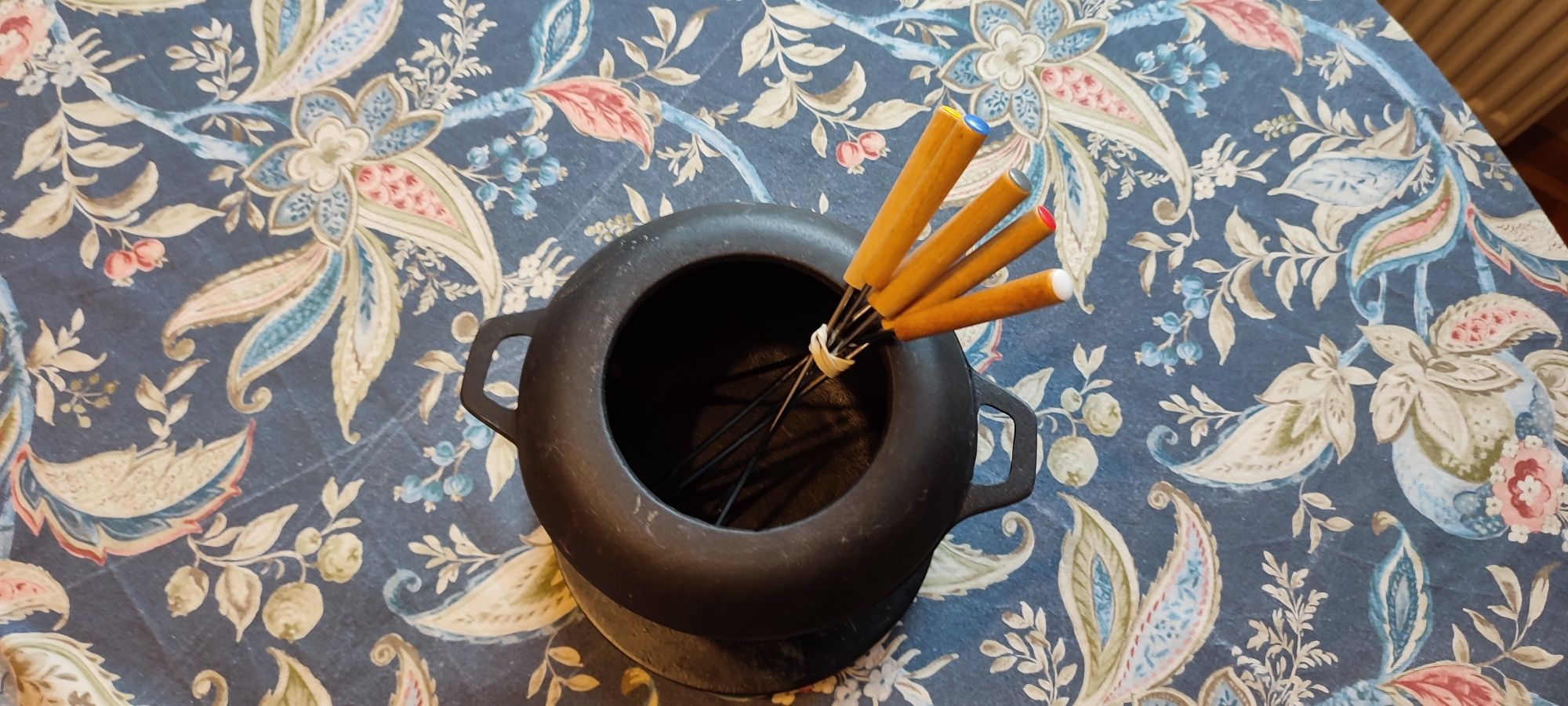 Nowy Garnek kociołek do fondue ser czekolada mięso