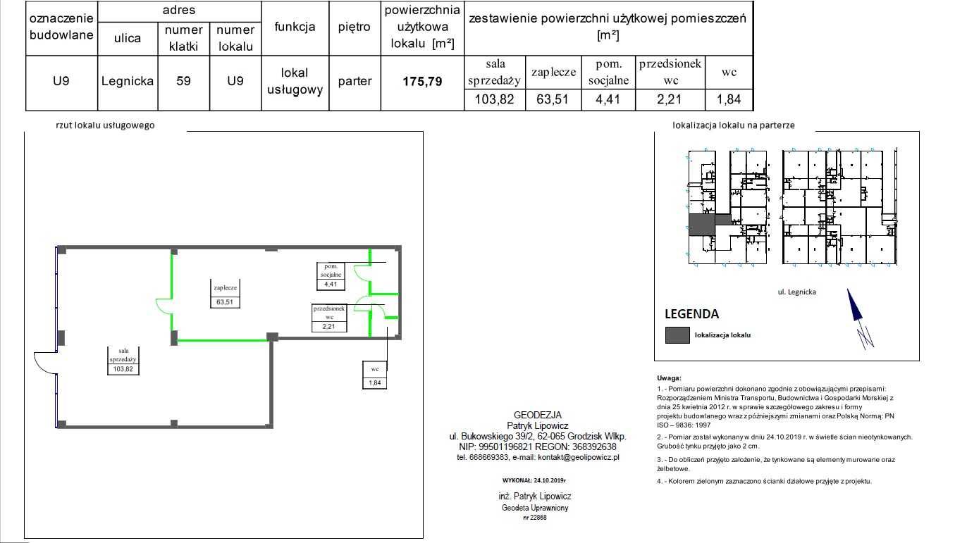 Lokal usługowy Legnicka 59 - u9