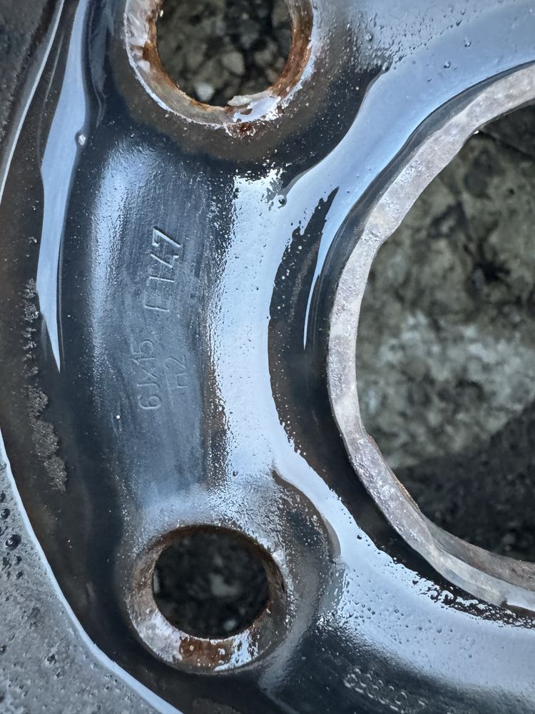 Диски металеві Шкода R15 Р15 5*112 5х112 5x112 6J ET47 стальний диск