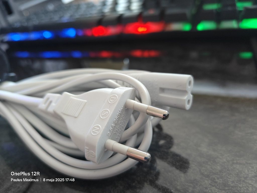 Kabel zasilania ósemka 4m