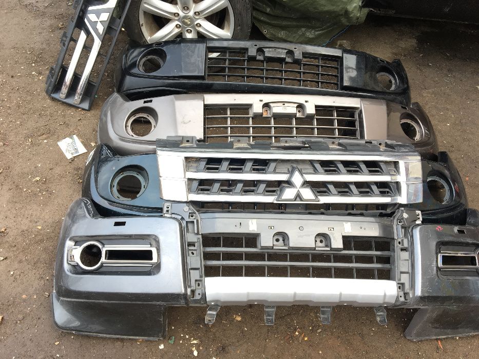 Mitsubishi Pajero Pagero Wagon IV Вагон Бампер передний оригинал
