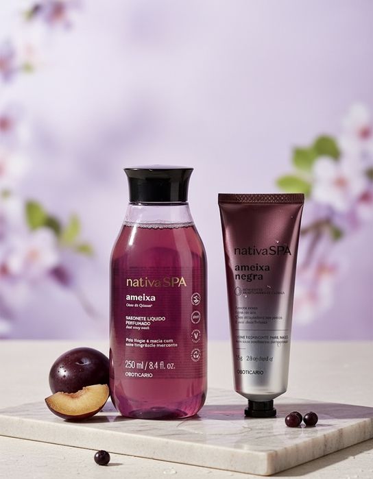 Nativa SPA O Boticário - Sabonete Ameixa + Creme Mãos Ameixa Negra