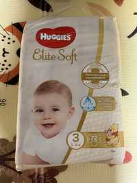 Гіпоалергенні памперси Huggies Elite Soft 3 72 штук
