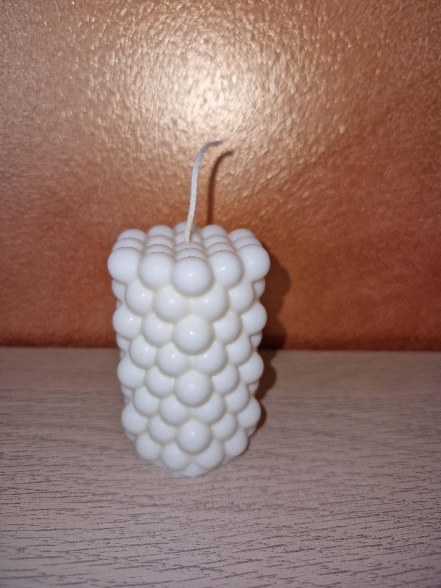 Świeczka sojowa buble handmade 8 cm