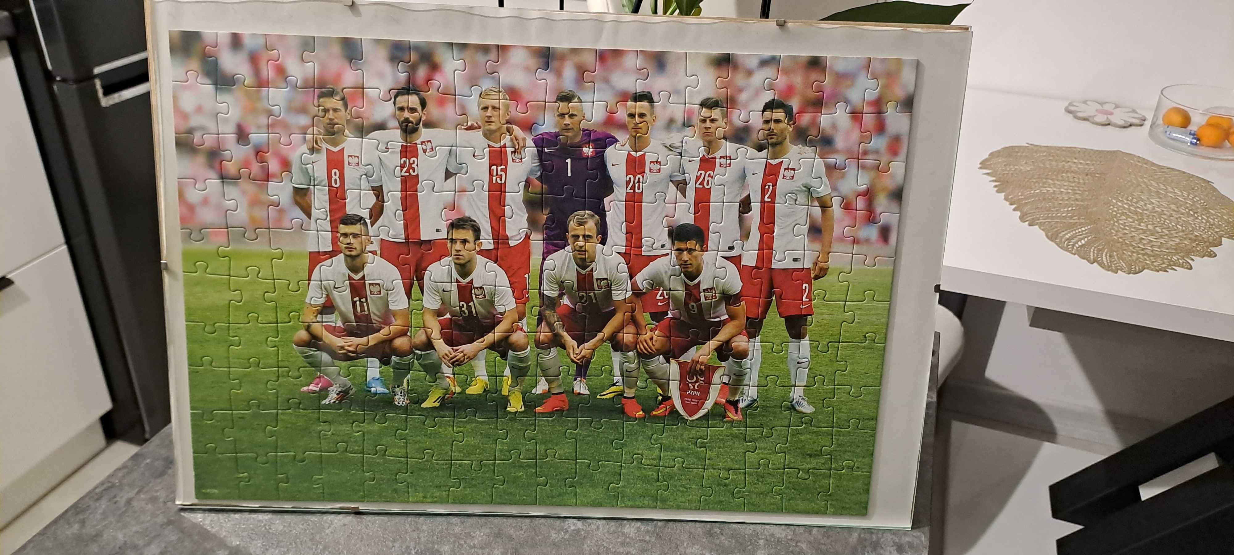 Reprezentacja piłkarska Legia - puzzle w antyramie 45x30cm