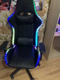 Супер геймерское кресло с подсветкой