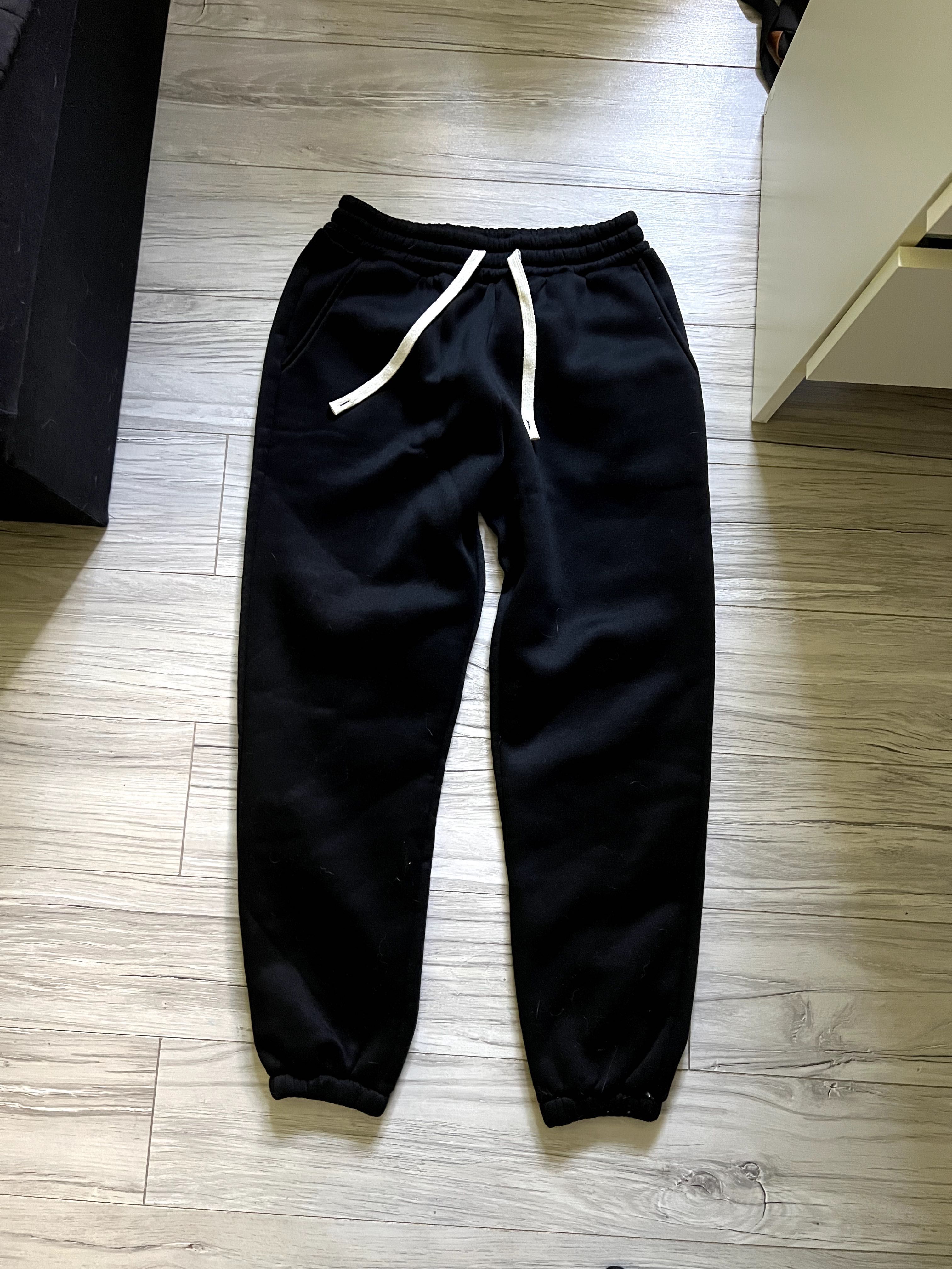 Manfinity Dresy Jogger Męskie S Czarne Spodnie Dresowe Wygodne Basic