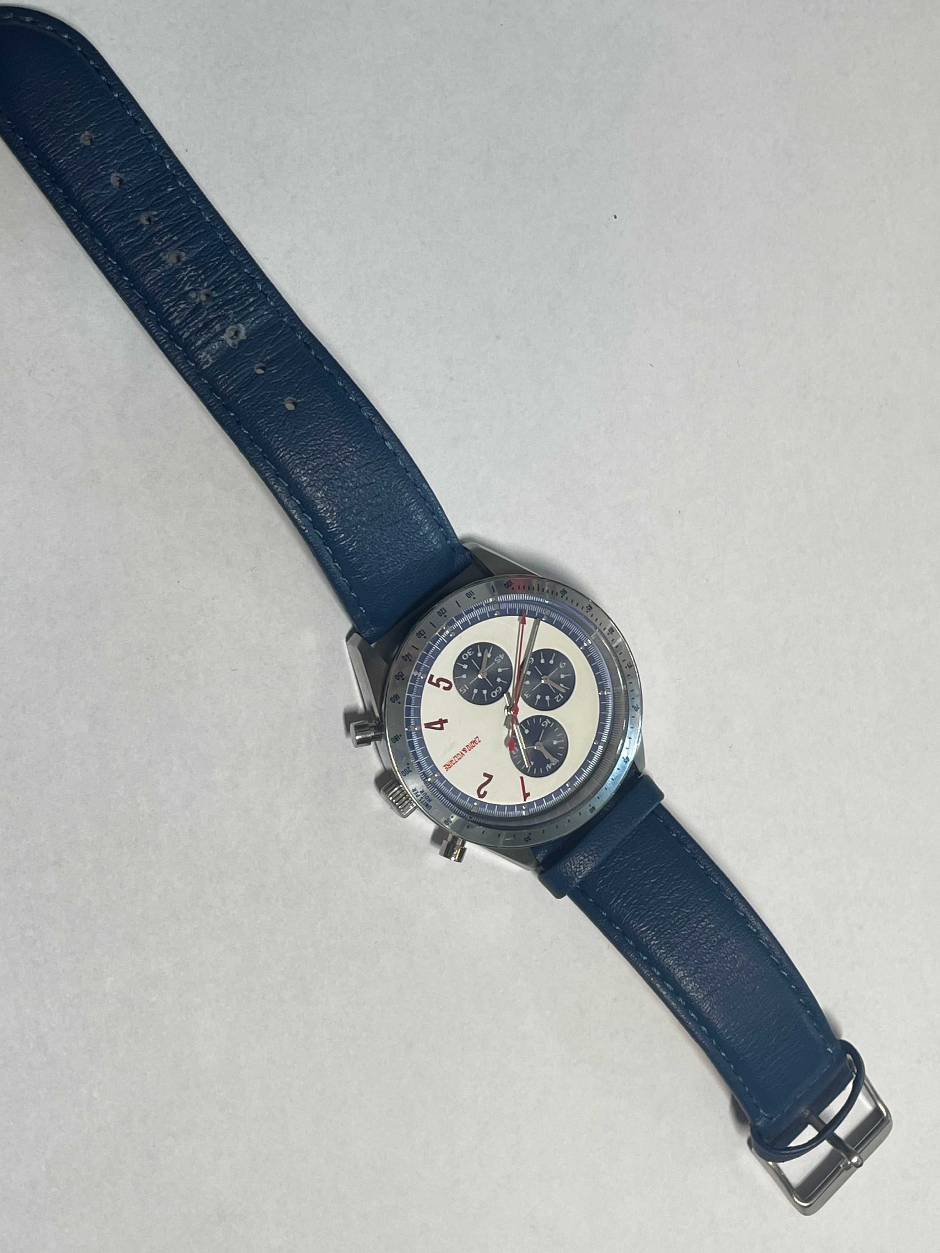 Zadig & Voltaire męski zegarek kwarcowy ze skórzanym paskiem ZVM1108