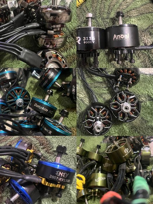 Запчасти до fpv Дронов ,много всего