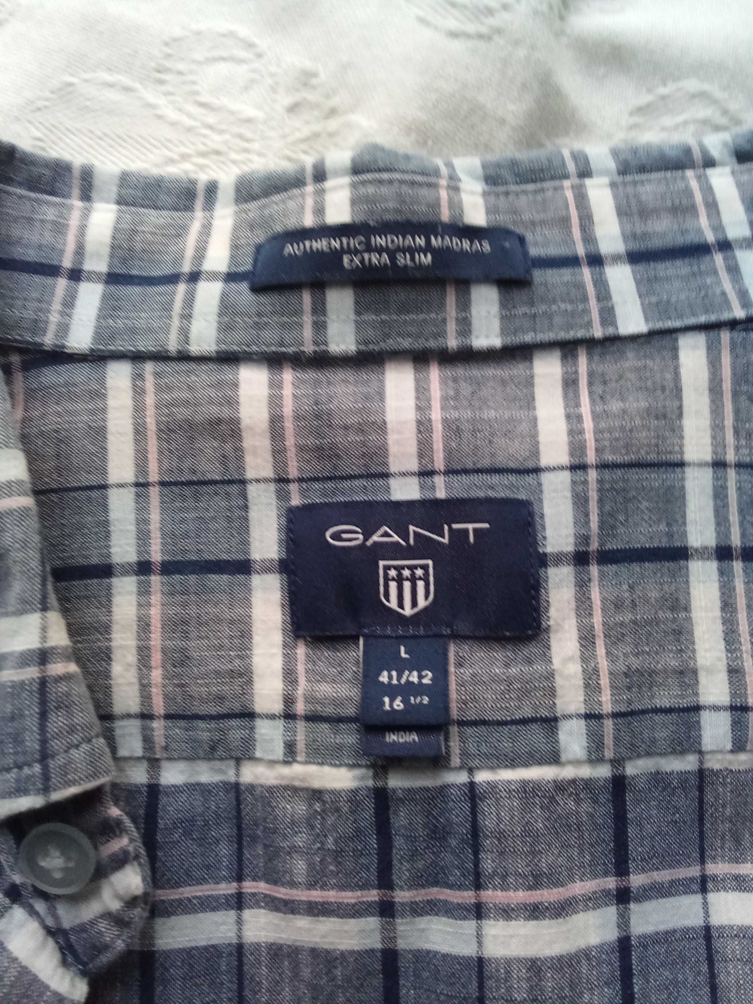 Camisa xadrez Gant