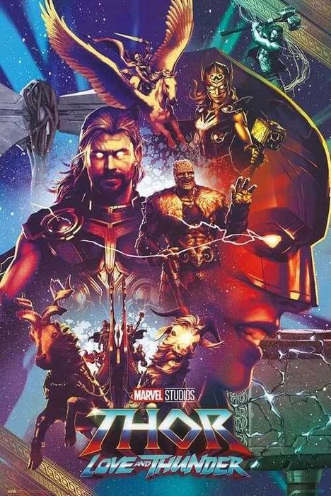 A1 Plakat Obraz Thor - Love and Thunder A1 Nowy