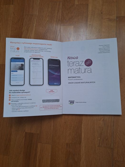 Nowa teraz matura matematyka 2025 nowa era z kodem dostepu