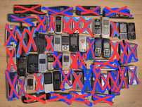 Stare telefony komórkowe kolekcja zestaw złom odzysk elektronika Nokia
