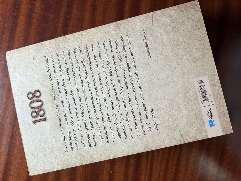 Livro 1808 de Laurentino Gomes
