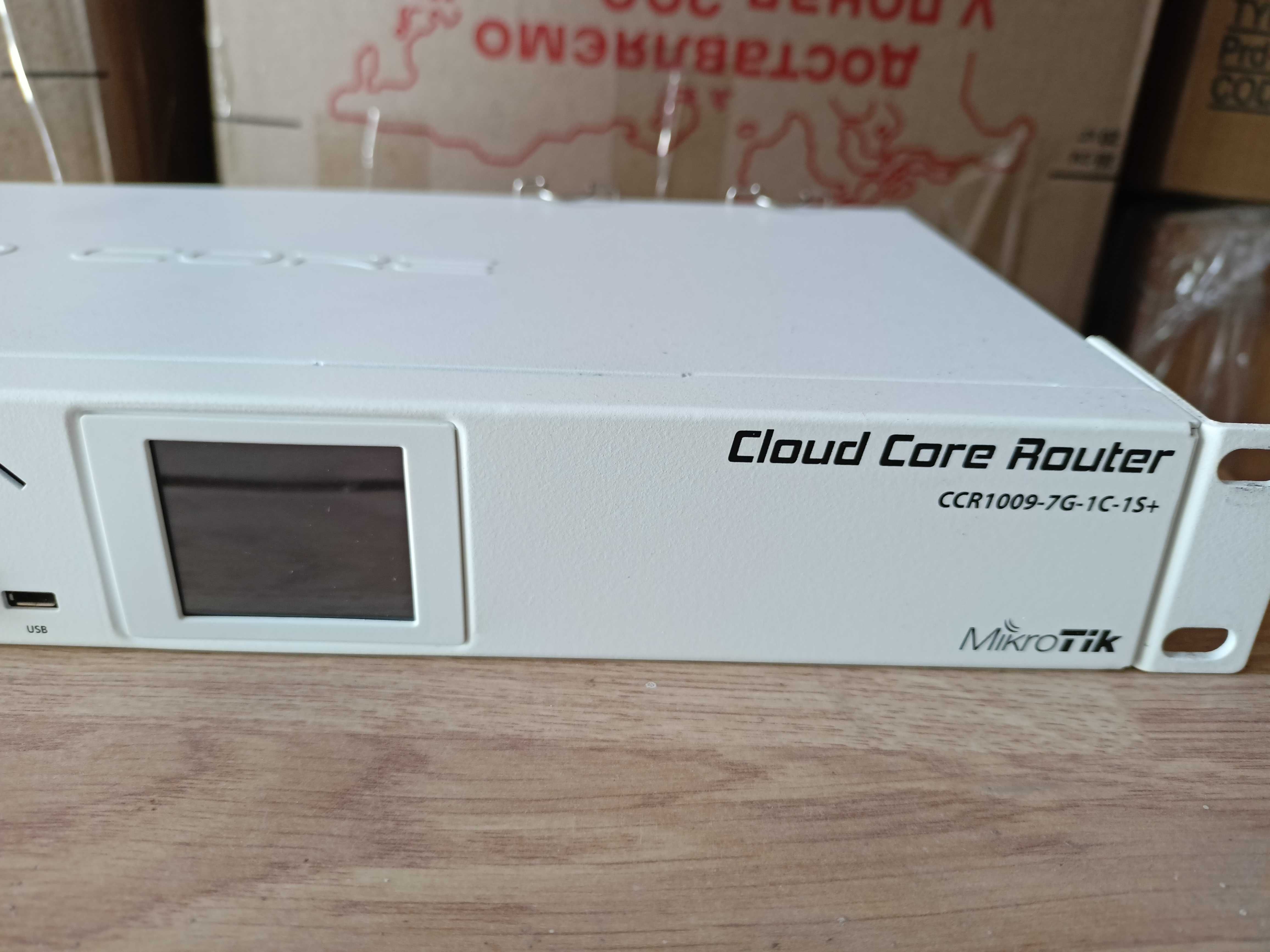 Маршрутизатор MikroTik Cloud Core Router CCR1009-7G-1C-1S+