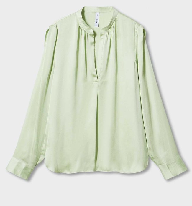 Camisa acetinada da mango Nova Tamanho L PROMOÇÃO