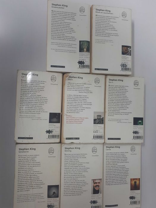 Stephen King 8 volumes em Francês