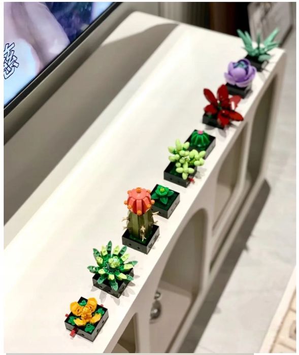 Klocki Sukulenty Botaniczna Kolekcja Konstrukcyjne 771 elementów