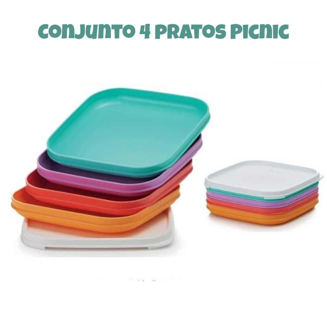 Pratos PICNIC Tupperware