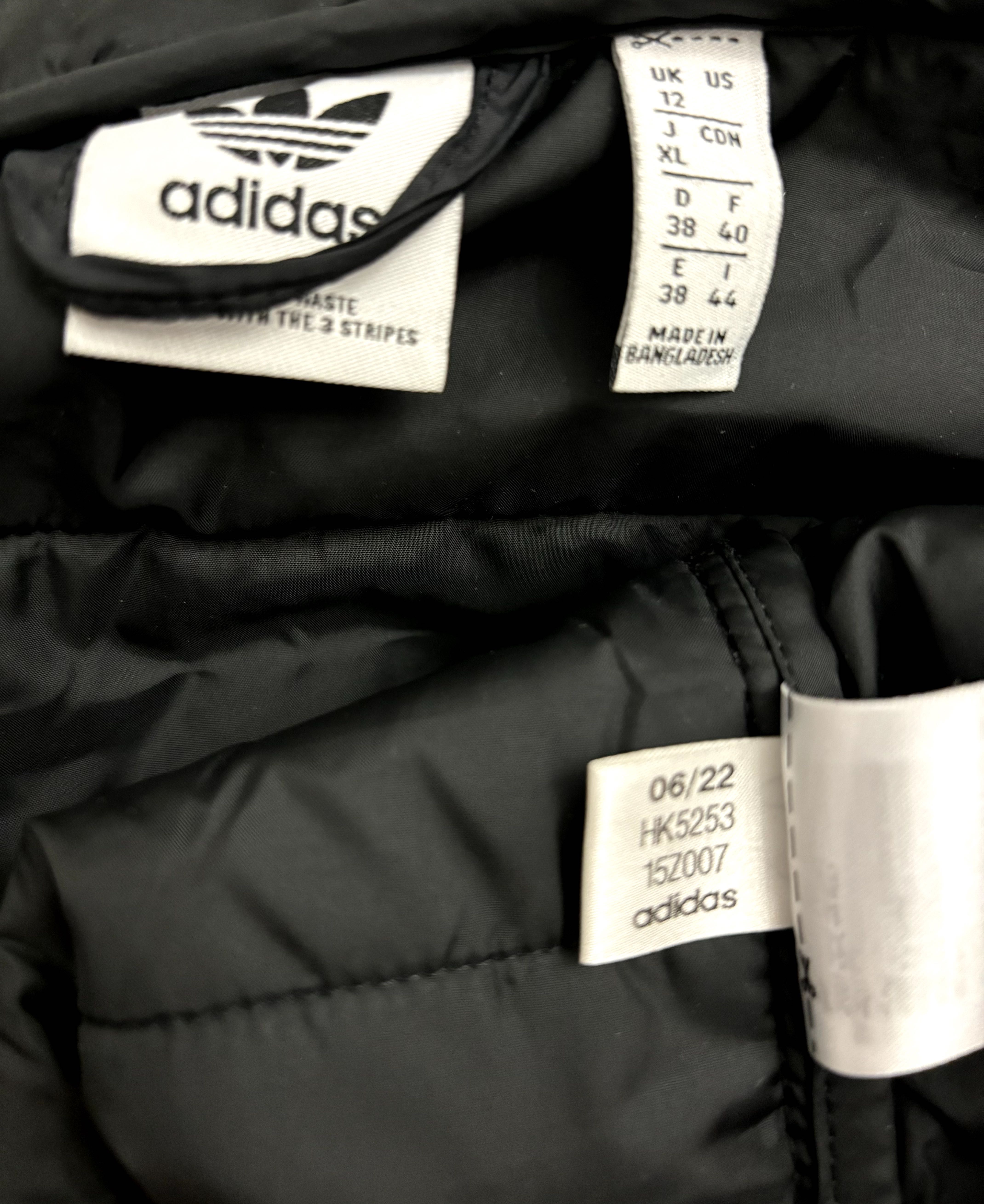Płaszcz długa kurtka Adidas, Hooded Premium Long, 38 40