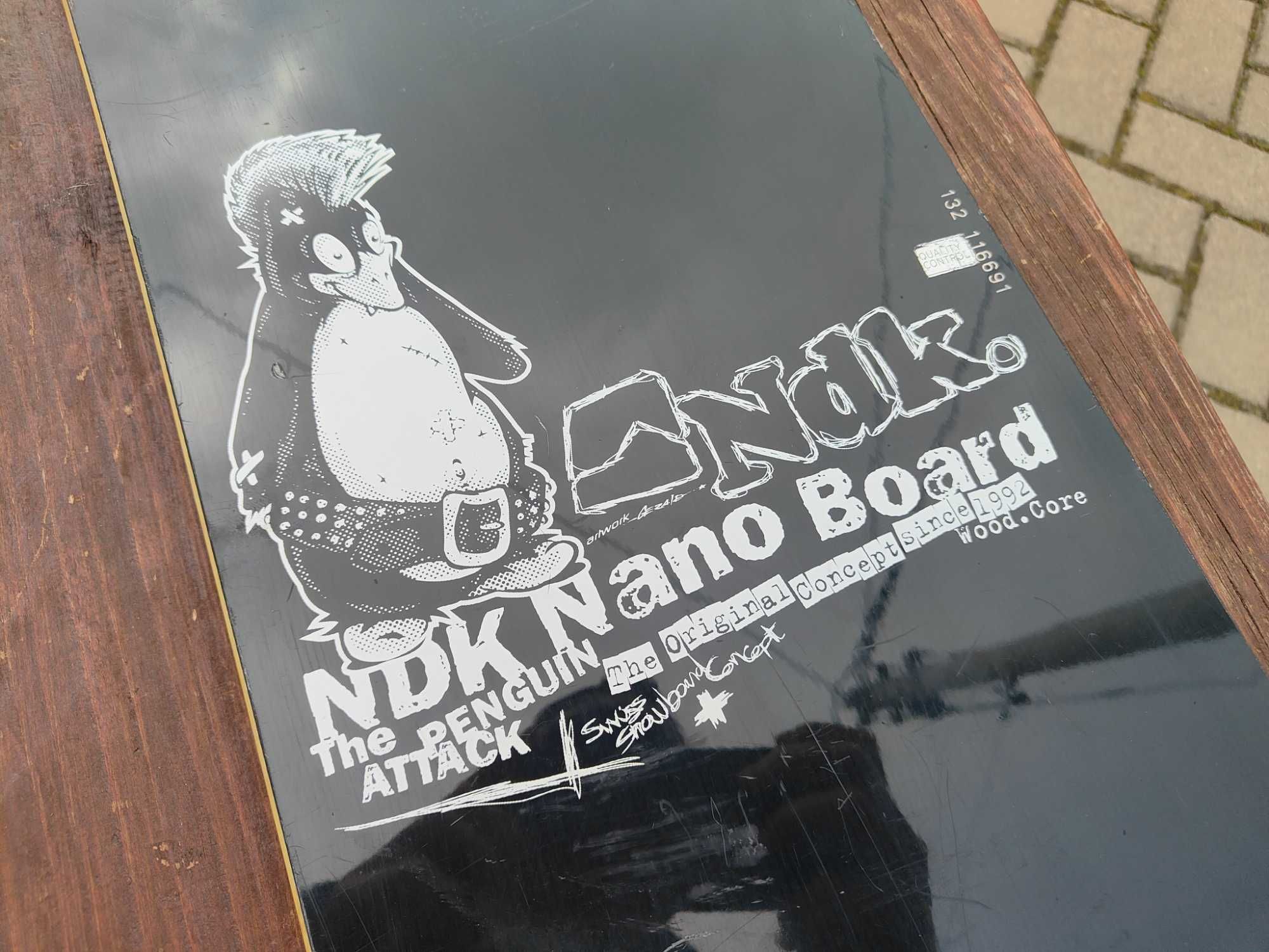 Deska snowboardowa 132 Nidecker Nano dla dorosłych short Snowboard