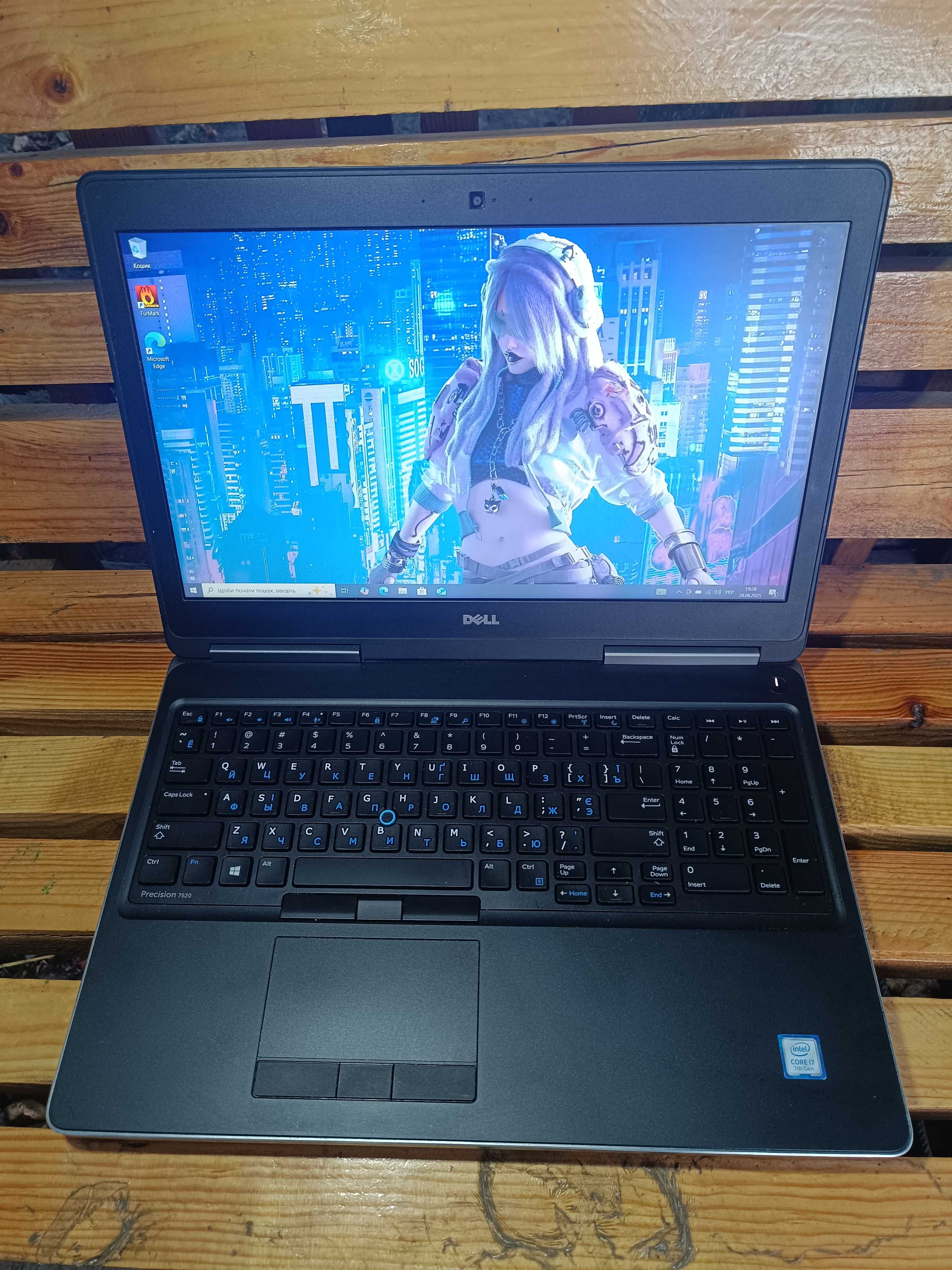 32гб озу, Ігровий ноутбук DELL (i7 7820HQ/32/512/M2200 4GB)