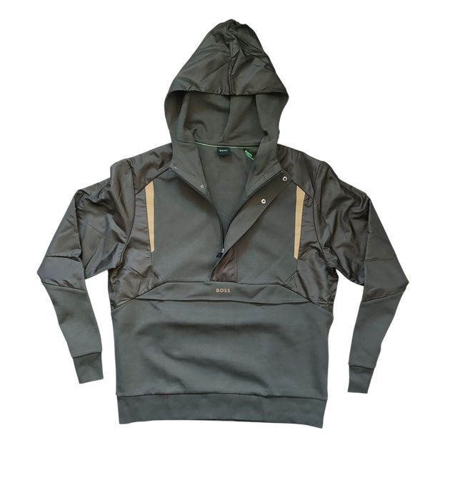 Hugo Boss nowa bluza/kurtka męska z kapturem odblaski r. L