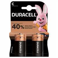 2x Bateria Alkaiczna C LR14 1.5V Duracell